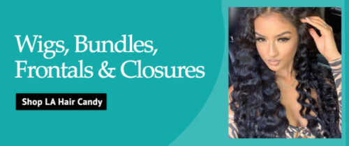 LA Hair Candy Black and Woman Owned Hair Bundles, HD Lace Wigs